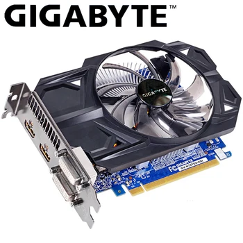 GIGABYTE placa Grafica GTX 750 Ti cu NVIDIA GeForce gtx 750 ti GPU, 2GB GDDR5 128 Bit pentru PC Hdmi Dvi placa Video Folosit Carduri VGA