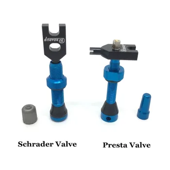 2pc Presta & Ventil Schrader Core & Valve Extender Instrument de Ștergere de Trei-În-Unul Demontare Instrumente