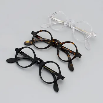 Acetat De Mici, Rotunde Ochelari Vintage Transparent Rame De Ochelari Pentru Femei Optice Miopie Ochelari De Vedere Ochelari De Clar