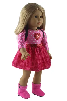 Papusa de moda Haine Set de Jucării Haine Tinuta de 18 inch American Doll Haine Casual Multe Stil pentru Alegerea X115