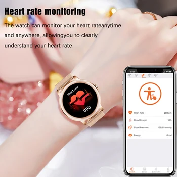 LIGE 2020 Nou Ceas Inteligent Femei Bărbați Tracker Activitate Rata de Inima Tensiometru rezistent la apa Femei Smartwatch pentru Xiaomi