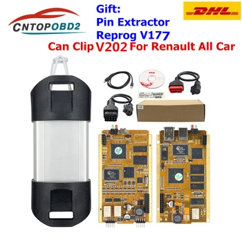 Puteți Clip V202 CHIPAROS AN2131QC/AN2135SC de Aur Plin cu Cip Pentru Renault Instrument de Diagnosticare Auto până în 2019 Pin Extractor+Reprog V177