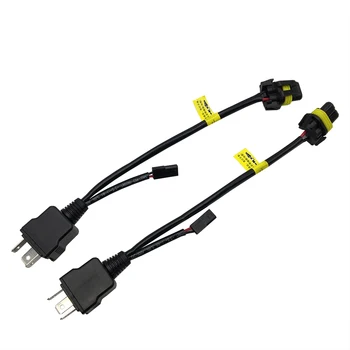 TAOCHIS Bi Xenon 35W 55W H4 12V 2 buc cablu de sârmă Exploatați Pentru H4 9003 Hi/Lo Bi-Xenon ASCUNS Becuri de Cabluri Controlere de Joc și plug