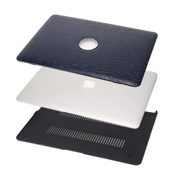 Pentru MacBook Air 13 Caz, Aiyopeen din piele PU cu plastic dur capacul de jos Pentru MacBook Air Pro Retina 11 12 13 15