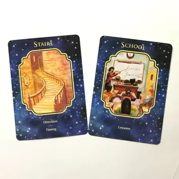 55pcs Înger Vis Oracle Carduri Soarta Divinație de Cărți de Tarot Joc de Bord Carduri