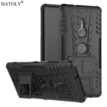 Pentru Cover Sony Xperia XZ3 Caz rezistent la Socuri Armura Hard Shell Cauciuc Siliconic Caz de Telefon pentru Sony Xperia XZ3 Acoperire pentru Sony XZ3