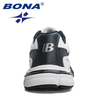 BONA 2020 Noi Designeri de Acțiune din Piele Trail Rularea Pantofi Barbati Sport în aer liber Adidași Om Jogging Pantofi de Mers pe jos Masculino Confortabil