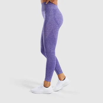 2020 Piersic Hip fără Sudură Jacquard Yoga Pantaloni cu Talie Înaltă Fitness Sport Strâns Femei Jambiere Jambiere jambiere sport fitness