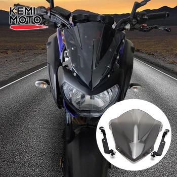 KEMiMOTO Pentru MT07 Parbriz Parbriz Pentru YAMAHA MT07 MT-07 FZ-07 2016 2017 Accesorii Motociclete Deflectoare de Vânt