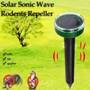 Solar Cu Ultrasunete Șarpe Respingător Mouse-Ul De Control Pest Repeller Grădină Mouse-Ul Șarpe Repeller