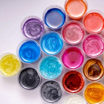 25 De Culori Cosmetice Clasa Perlate Mica Naturală Minerală Pulbere De Rășini Epoxidice, Vopsea Perla Pigment