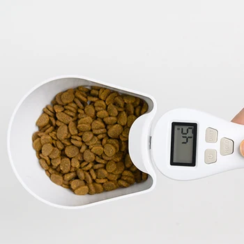 Alimente pentru animale de companie Scară Electronice Instrument de Măsurare Pentru Câini Hrănire Pisica Castron Lingura de Măsurare Scară de Bucatarie Digital Display 250ml