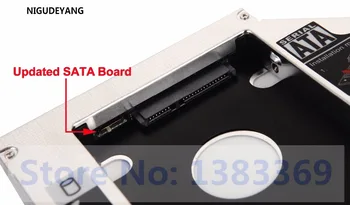 NIGUDEYANG 12.7 mm SATA 2-lea Hard Disk SSD HDD HD Adaptor Caddy Bay pentru DELL Inspiron 15R N5010 M5010