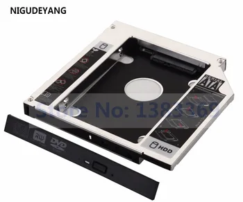 NIGUDEYANG 12.7 mm SATA 2-lea Hard Disk SSD HDD HD Adaptor Caddy Bay pentru DELL Inspiron 15R N5010 M5010