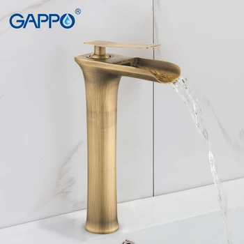 GAPPO Bazinul Robinete de alamă de înaltă cascadă robinet baie robinete de apă cascadă bazinul robinet chiuveta, robinete armatur