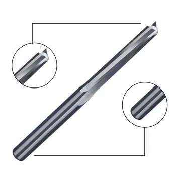 Freza 4-6mm Tungsten din Oțel Router Biți 2 Flaut Drept Slot pentru Lemn CNC Direct Gravură Freze Moara de Instrumente