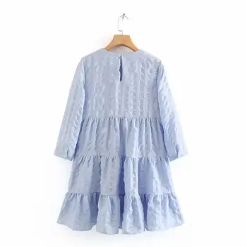 Uscat 2020 ins blogger de moda anglia textura elegant rochie de vara femei vestidos de fiesta de noche vestidos rochii de petrecere