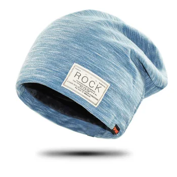 Noi Styl Femei Și Bărbați ROCK Pânză Marca Pălărie Plus Cașmir Pălărie de Iarnă Pentru Femei de Moda Cald Beanie 3 Culori Sporturi de Iarna Capace