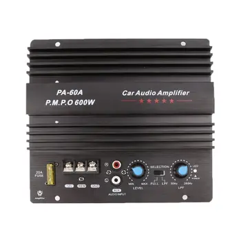 12V 600W Mono Car Audio Amplificator de Putere Bas Puternic Subwoofere Amp PA-60A Negru Amplificator Auto Bord