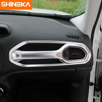 SHINEKA Auto Interior Panoul de Bord Copilot Apuca Mâner Capac Decorativ Ornamental Cadru autocolante pentru Jeep Renegade+