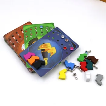 Mini spune povestea punte 9+10+11 joc de masă, în total 234 de carti de joc din lemn iepuras educație jucării pentru copii petrecere de familie tabla de joc