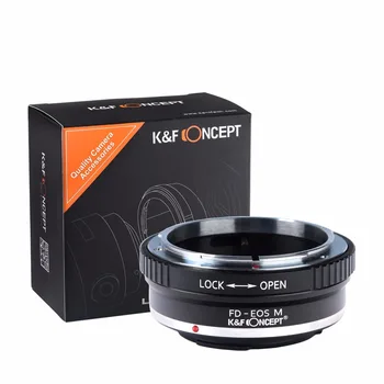 K&F CONCEPT Lens Mount Adaptor pentru Canon FD FL Monta Lentile Canon cu montura Camerei EOS M