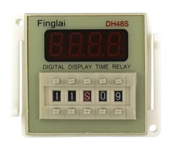 DH48S-2ZH în întârziere SPDT + instantanee SPDT releu de timp AC 220V 110V AC/DC 24V-12V cu priza de 220VAC delay timer cu baza
