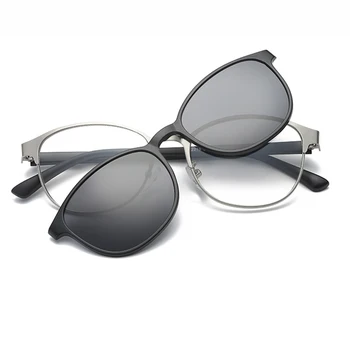 QIFENG Optice Ochelari Cadru de Barbati Femei Cu Magneți Polarizati Clip-On ochelari de Soare Ochelari baza de Prescriptie medicala pentru rame de Ochelari QF062