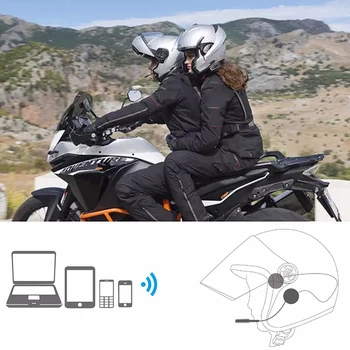 Casca motocicleta de Echitatie Hands Free Casti 4.1+ EDR Bluetooth Căști Anti-interferențe Accesorii pentru Motociclete
