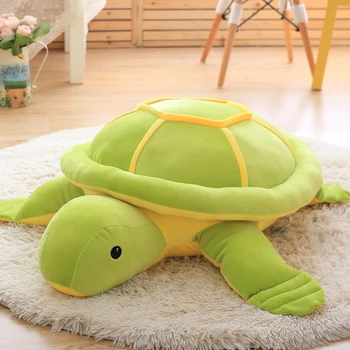 1buc jucărie de Pluș papusa broască țestoasă țestoase păpuși păpuși mari perna copii drăguț fată prezent de sex feminin în Noul An