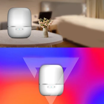 Wifi Inteligent Lampă de Noptieră Lumina de Noapte LED-uri Colorate Inteligent Lampă de Masă Atmosferă Lampa USB Smart Lampă de Noptieră