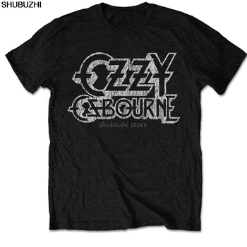 Ozzy Osbourne 'Vintage Logo T-Shirt de Moda de Vară Paried Tricouri Top Tee Barbati Tricou de Calitate Mare Om Amuzant Bumbac sbz1090