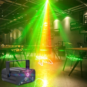 YSH RG Laser Proiector Lumina Disco ball petrecere 48 de Modele Duș Stele DJ Petrecere, Lumini de Scena Decor pentru Acasă efect cântăreți