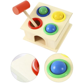 Jucarii pentru copii de percuție platforma Montessori minge de culoare copilarie jucarii educative coordonarea mana-ochi senzoriale jucărie pentru copil