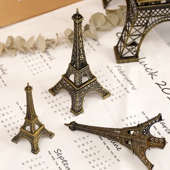 1 buc Turnul Eiffel, Statuia Metal Paris Turnul Eiffel Model Figurine Decorative Fier Meserii