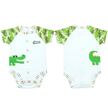 Copil nou-născut Băieți Fete Haine de Vară 2020 Noul Copil din Bumbac Costume Maneci Scurte corp de Copil desene animate imprimate salopeta Unisex