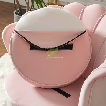 Roz Auriu Metal Fier de Catifea Royal Crown Single Double Trei Canapea scaun Dressing Scaun Cafea Living Grădină Printesa Prinț