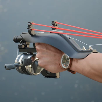 1Set Catapulta tir cu Arcul Sling Arcul de Pescuit, de Vânătoare Praștie Bowfishing Darts Tambur Săgeată De Fotografiere în aer liber Accesorii de Pescuit