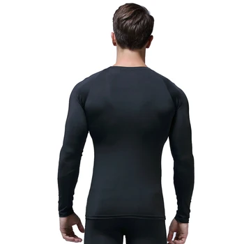 C271-Antrenament fitness barbati tricou maneca Scurta barbati termică musculare culturism purta compresie Elastică Subțire exercițiu de îmbrăcăminte