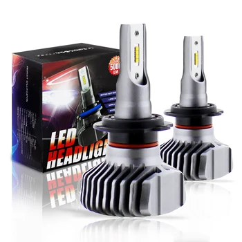 H7 LED-uri Auto Far H1 H3 H16 Bec cu LED H4/HB2/9003 Hi/Lo ȘASE Jetoane 9005 9006 H8/H9/H11 Diode LED Auto 6500k 9-32V Lumina