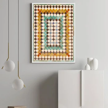 Allah Musulmane Islamice Panza Caligrafie Arta Geometrică Pictura Alhambra Dale Decorative, Postere Si Printuri De Arta De Perete Imagini