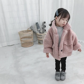 Fată de moda de toamnă și de iarnă de îmbrăcăminte pentru copii băiat jacheta fete de moda drăguț haina 2019