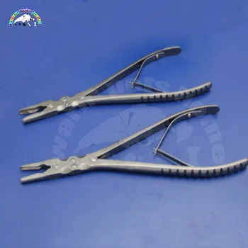 Dubla Actiune Os Rongeur din Oțel Inoxidabil Dublu Articulat Rongeur 180mm 240mm Ortopedie Instrumente Veterinare