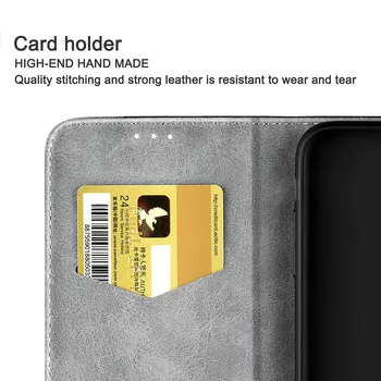 De lux din Piele PU Portofel Caz Acoperire Pentru Huawei P20 Lite P 20 P20Lite Flip Kickstand Carte de Afaceri Retro Magnetice Caz de Telefon