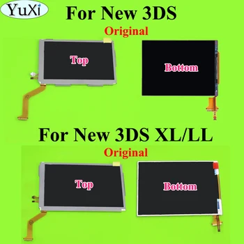 YuXi Înlocuire Sus Sus Jos Jos Display LCD Ecran pentru Nintend NEW 3DS XL LL Piese de schimb Panoul de Afișaj