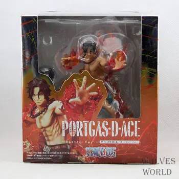 Anime One Piece Portgas D. Ace Luptă Ver. Pumnul de foc Ace din PVC Figura de Acțiune de Colectare Model de Jucărie 6