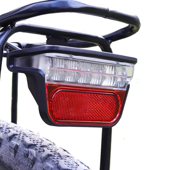 Onature bicicleta e lumina set de faruri cu 2 mount cale și a CONDUS ebike din spate lampă de 12V DC 36V 48V 60V electrice, accesorii pentru biciclete