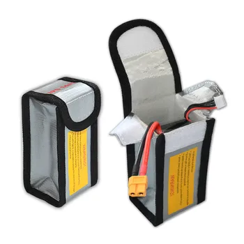 64*50*125MM Ignifug RC LiPo Baterie Portabil Explozie-Dovada Sac de Siguranță în condiții de Siguranță de Paza Taxa Sac Cu Mâner LiPo, Li-Po