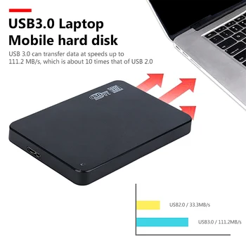 2.5 inch Hard Disk Extern USB 3.0 500GB, 1TB, 2TB de Stocare HDD, Hard Disk Extern Portabil HD Hard Disk Pentru Desktop Laptop Mac