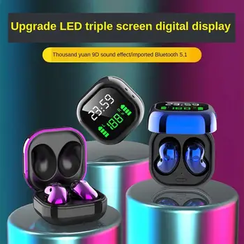 Fierbinte TWS Cască Bluetooth Culoare LED-uri Ecran HiFi set cu Cască fără Fir Căști de Gaming Bluetooth 5.1 Mini Ceas de Căști Cu Microfon